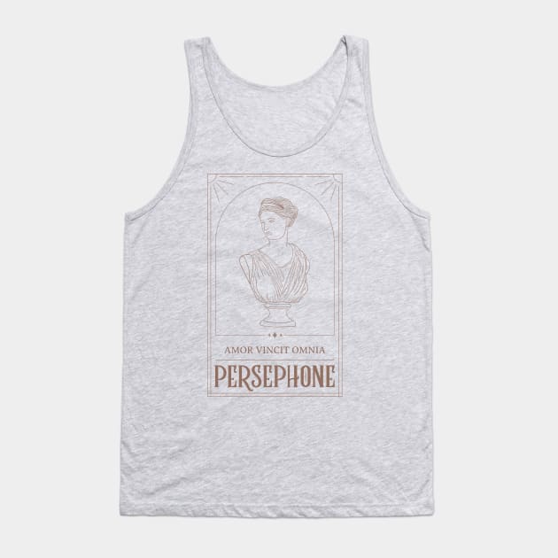 hades and persephone greek mythology bookish dark cottagecore poet Tank Top by OutfittersAve